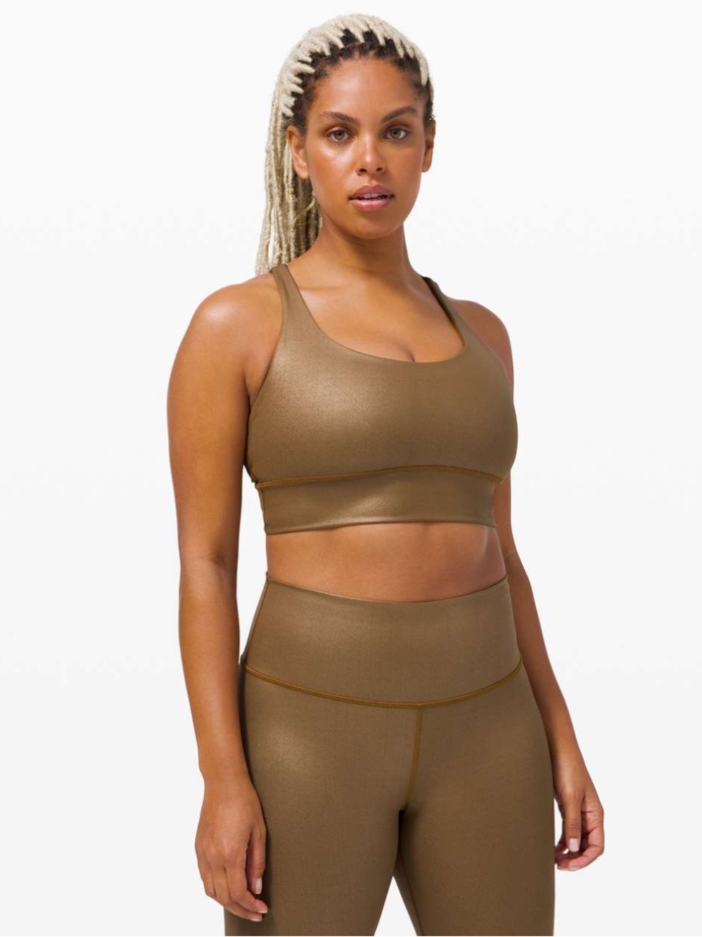 Lululemon Energy Bra Long Line Shine